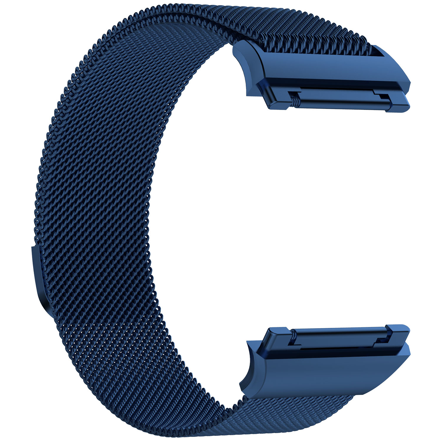 Cinturino loop in maglia milanese per Fitbit Ionic - blu