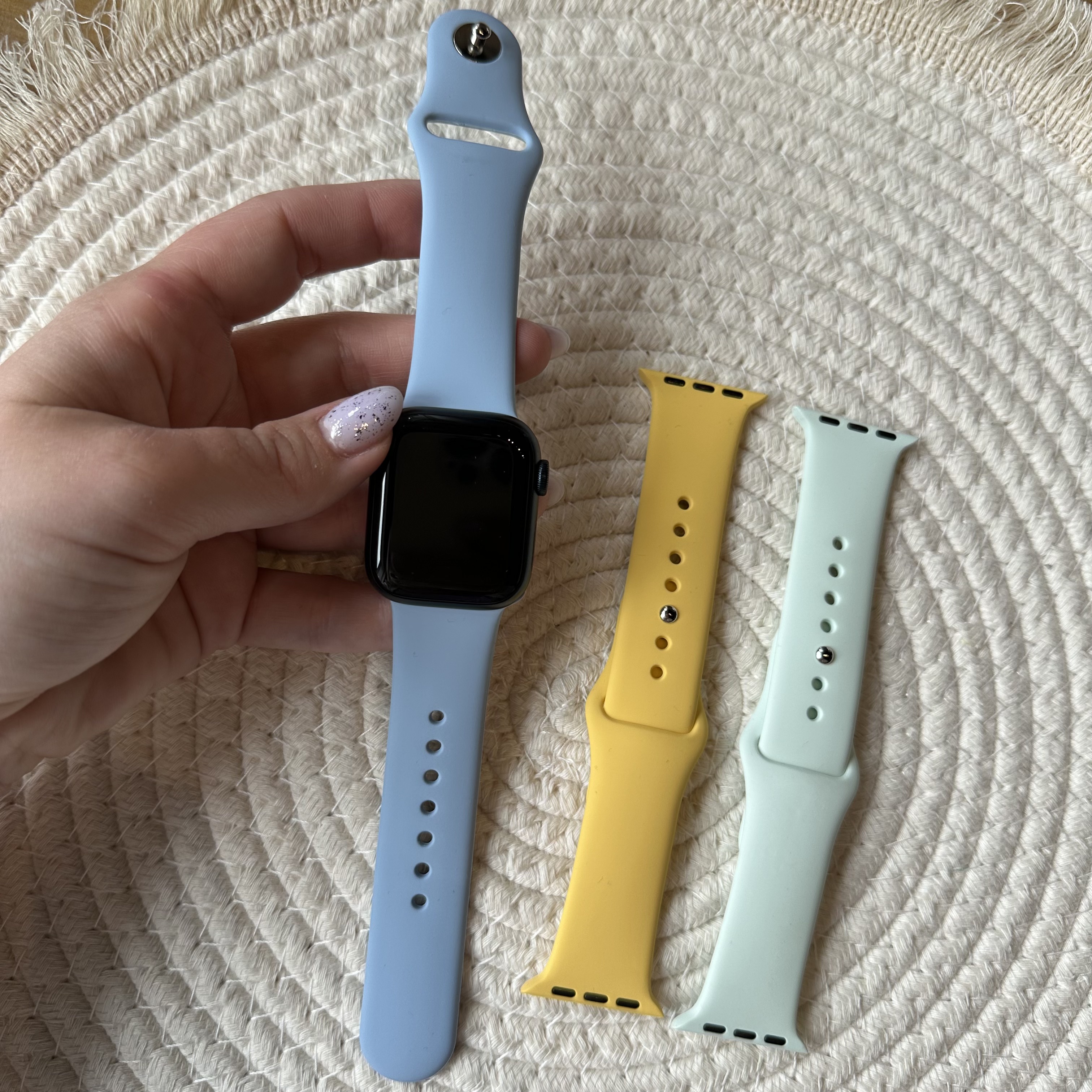 Cinturino sport per Apple Watch - blu chiaro