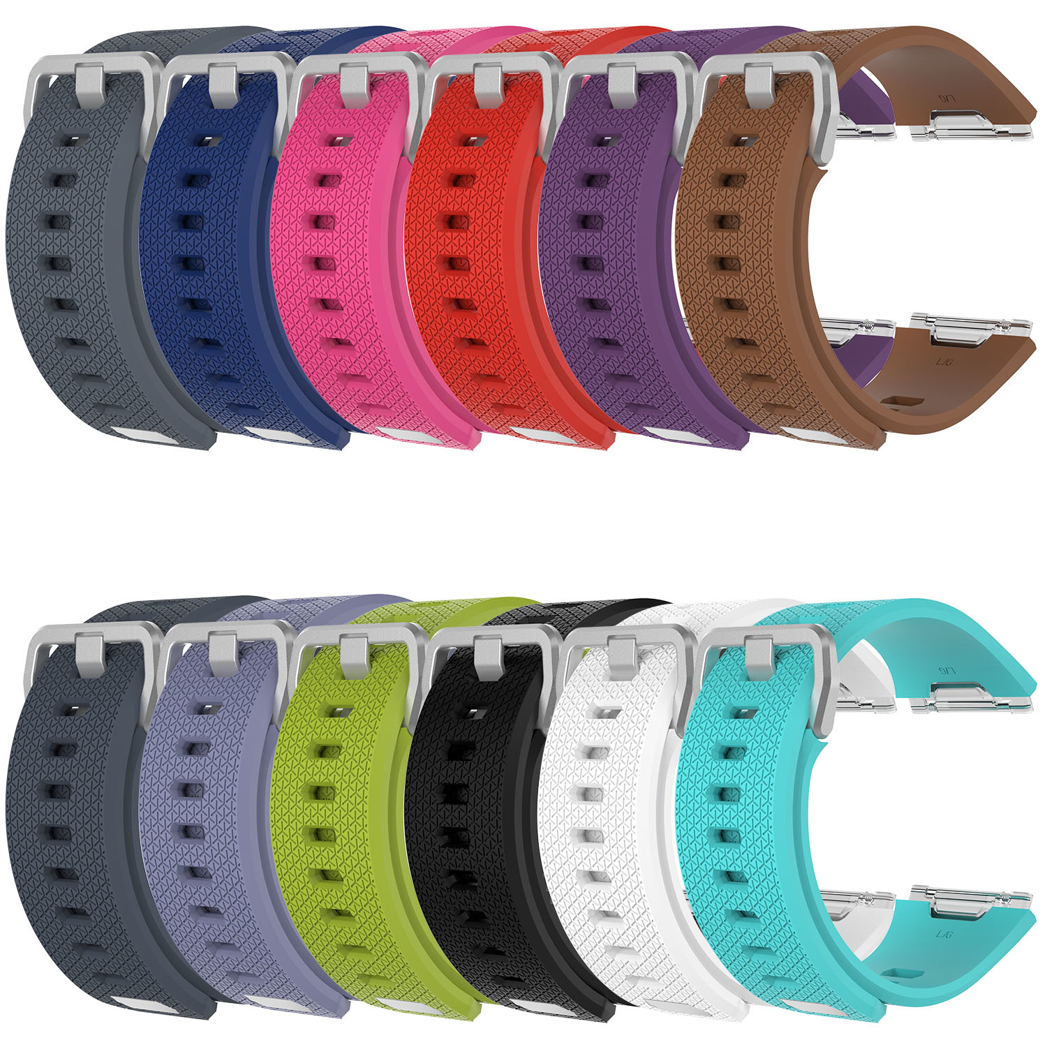 Cinturino sport per Fitbit Ionic - grigio chiaro