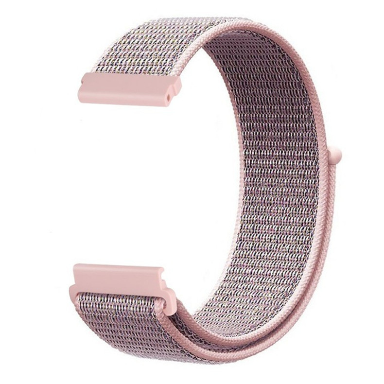 Cinturino in nylon per Garmin Vivoactive / Vivomove - sabbia rosa