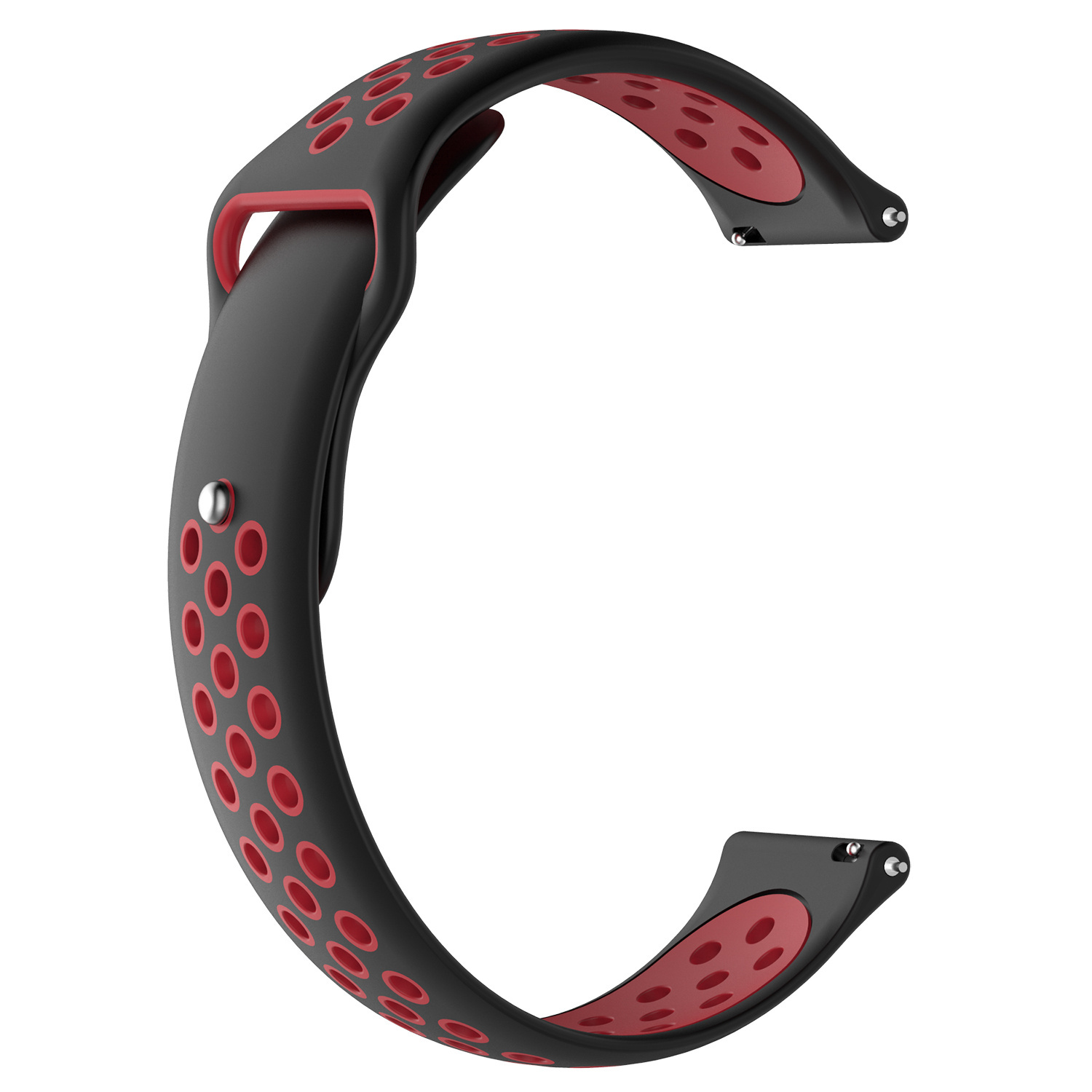 Cinturino doppio sport per Samsung Galaxy Watch - nero rosso