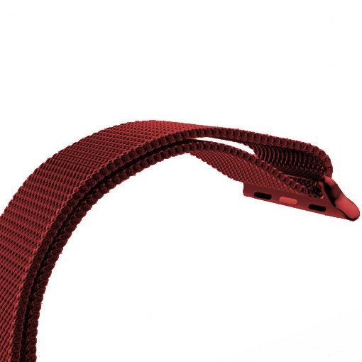 Cinturino loop in maglia milanese per Apple Watch - rossa