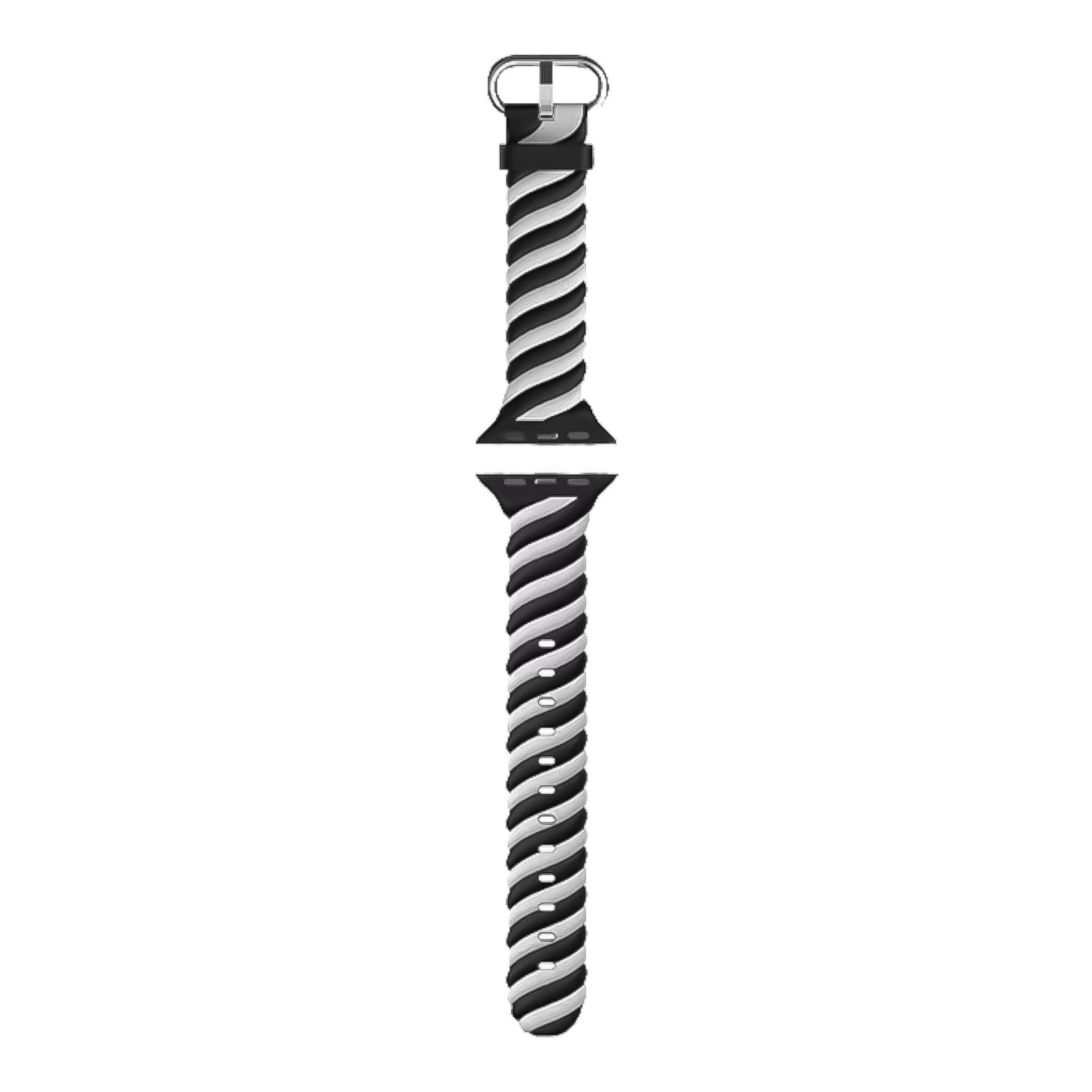 Cinturino sport swirl per Apple Watch - nero bianco