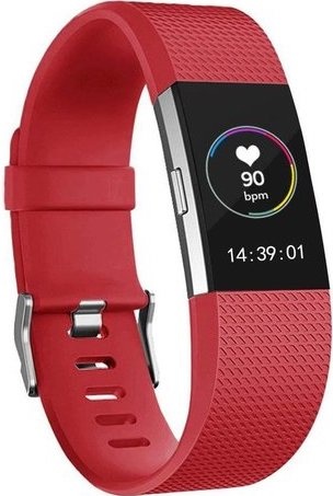 Cinturino sport per Fitbit Charge 2 - rossa