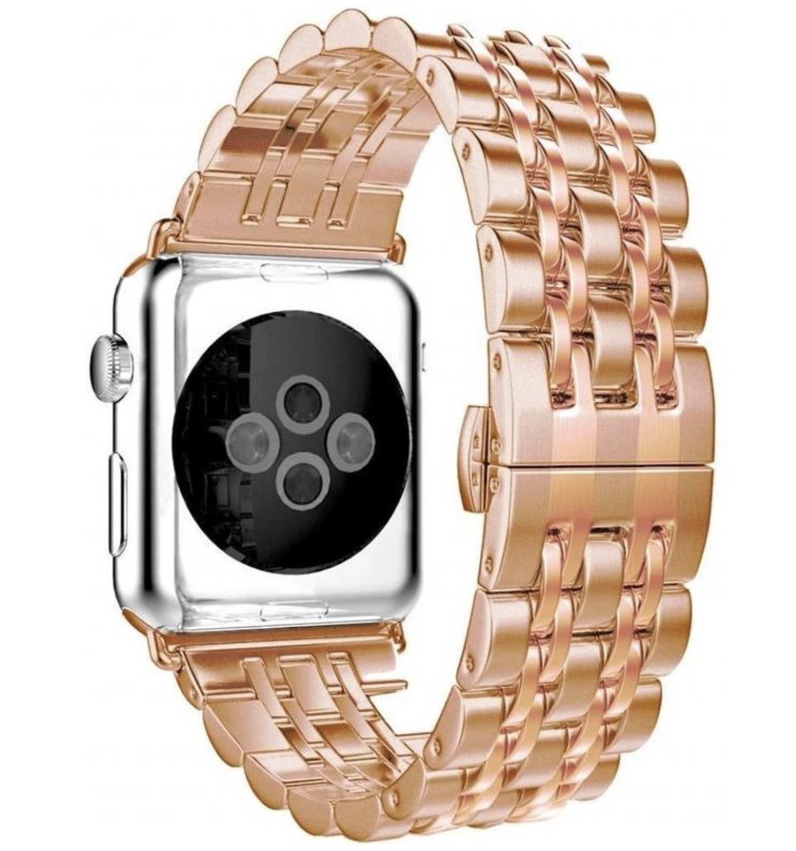 Cinturino a maglie in acciaio inossidabile per Apple Watch - oro rosa