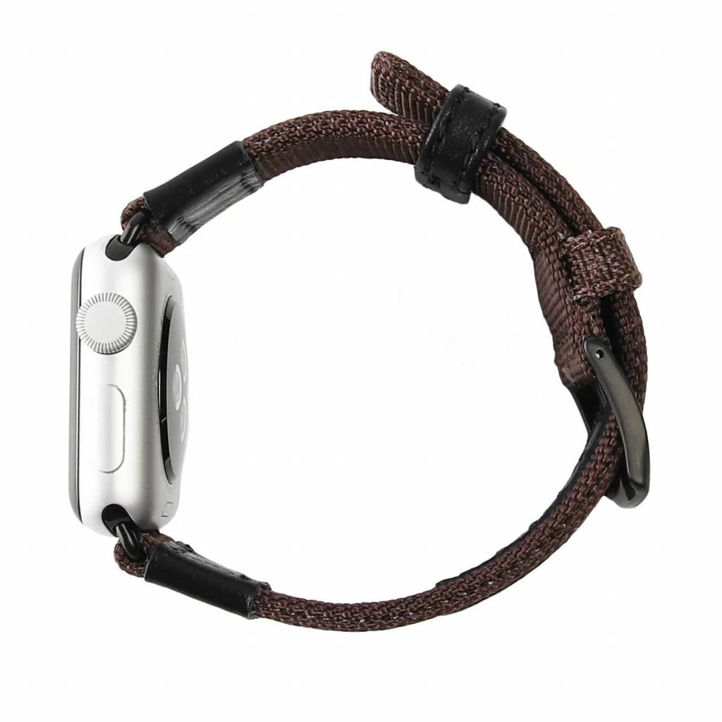 Cinturino militare in nylon per Apple Watch - marrone