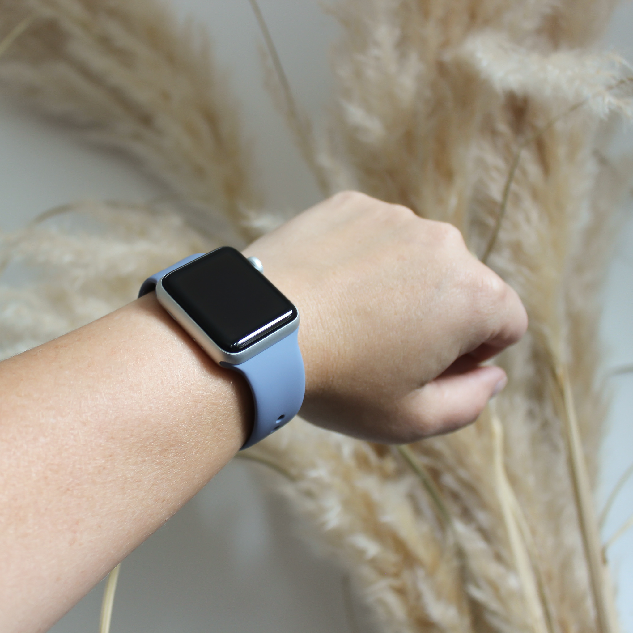 Cinturino sport per Apple Watch - grigio lavanda