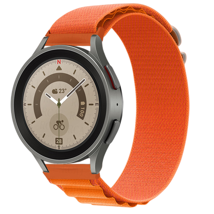 Cinturino Alpine in nylon per Samsung Galaxy Watch - arancione