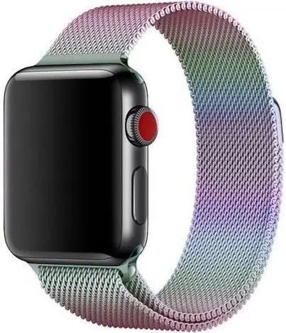 Cinturino maglia milanese deals apple watch 40