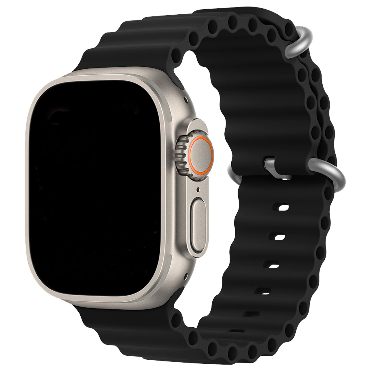 Cinturino Ocean sport per Apple Watch - nero