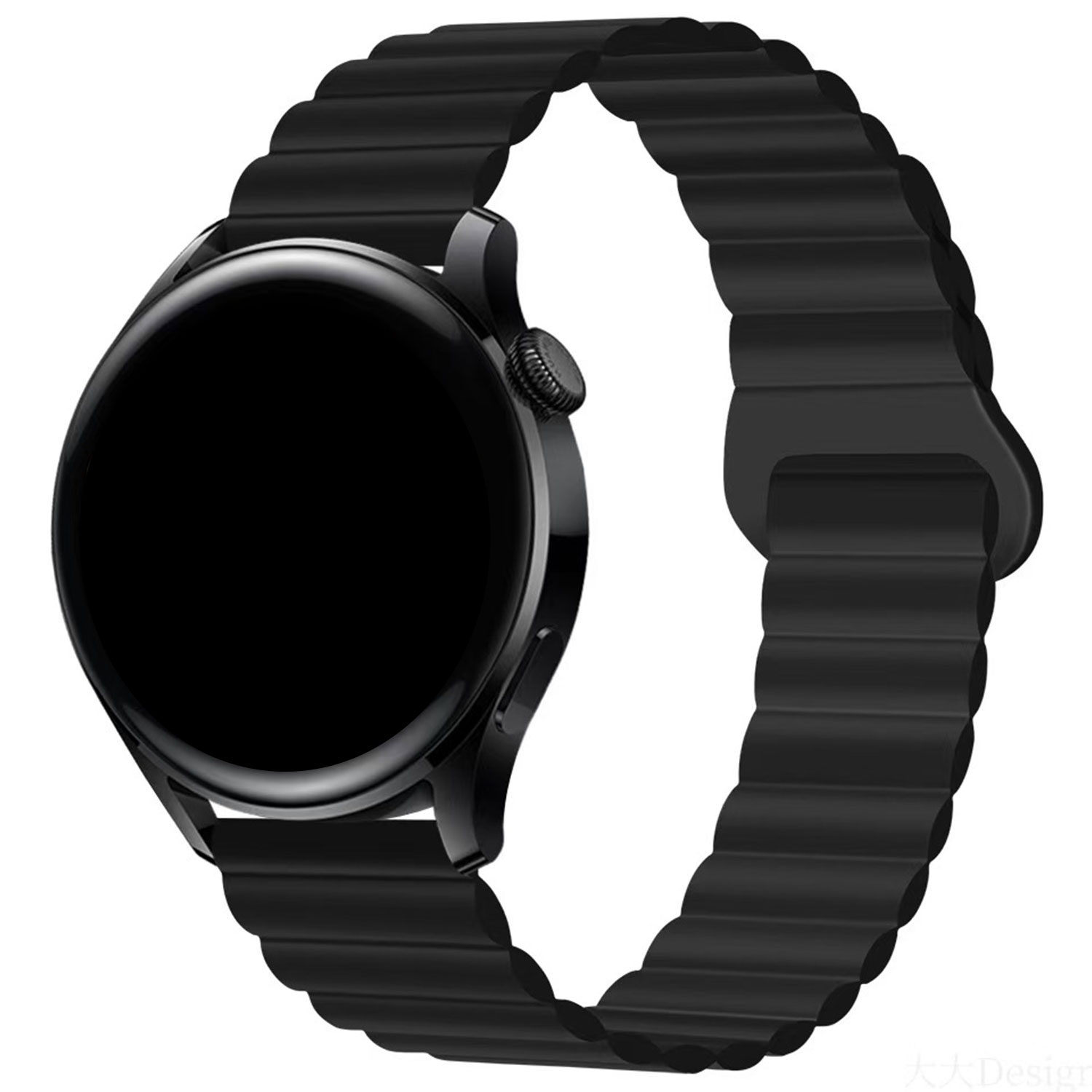 Cinturino magnetica in silicone per Samsung Galaxy Watch 4 Classic - nero