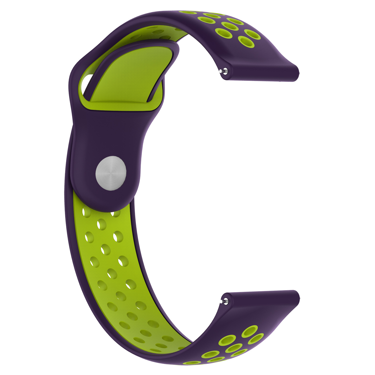 Cinturino doppio sport per Samsung Galaxy Watch - viola verde