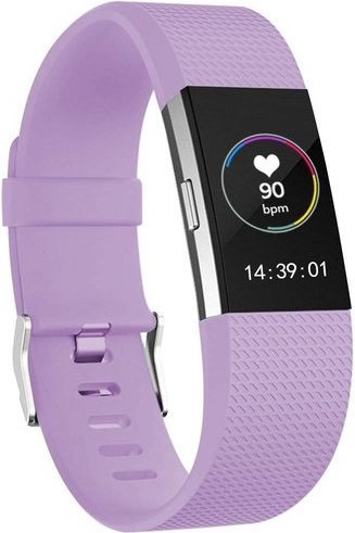 Cinturino sport per Fitbit Charge 2 - viola chiaro