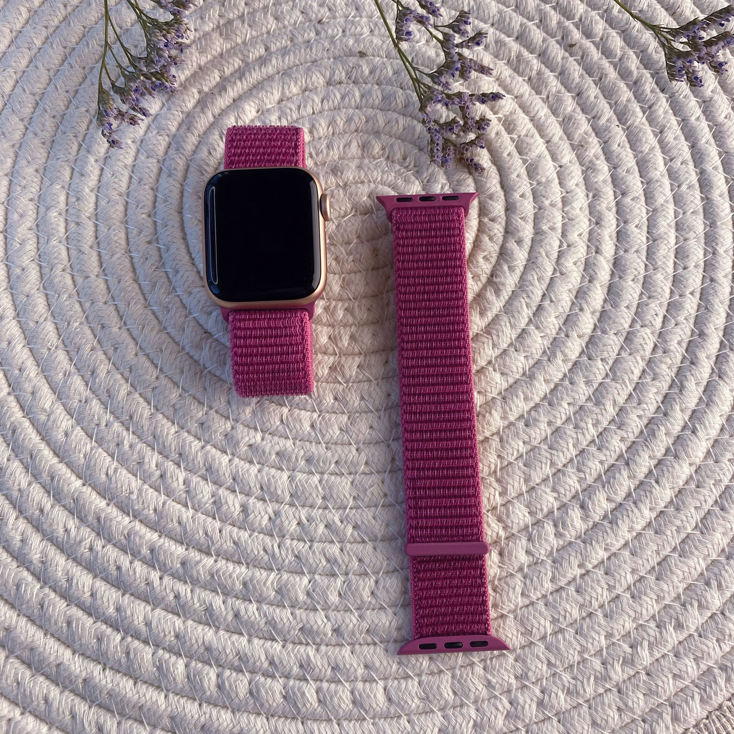 Cinturino nylon sport loop per Apple Watch - frutto del drago