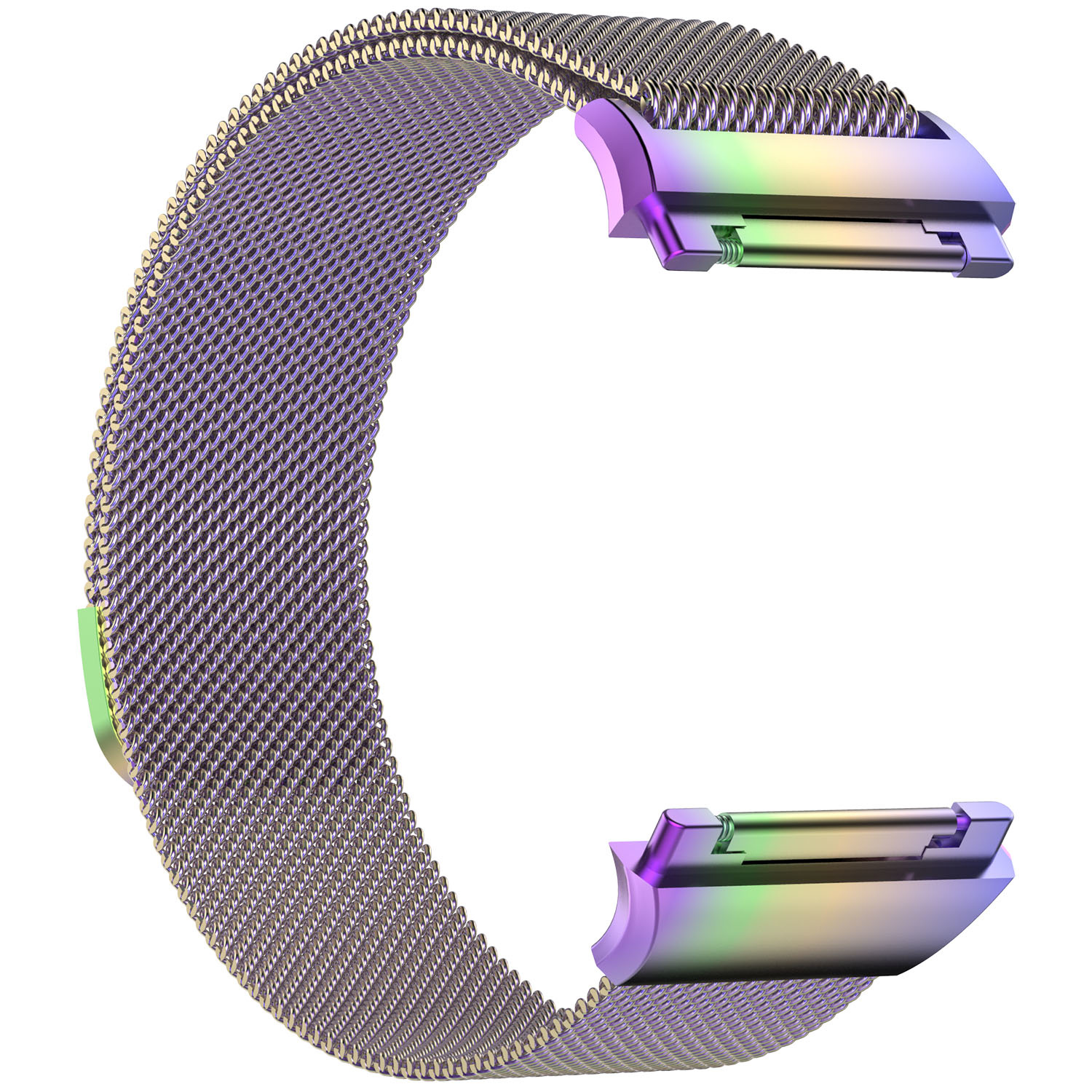Cinturino loop in maglia milanese per Fitbit Ionic - colorata