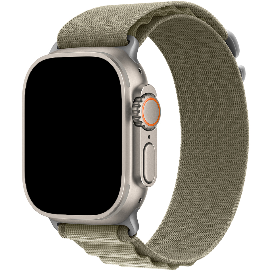 Cinturino Alpine in nylon per Apple Watch - oliva