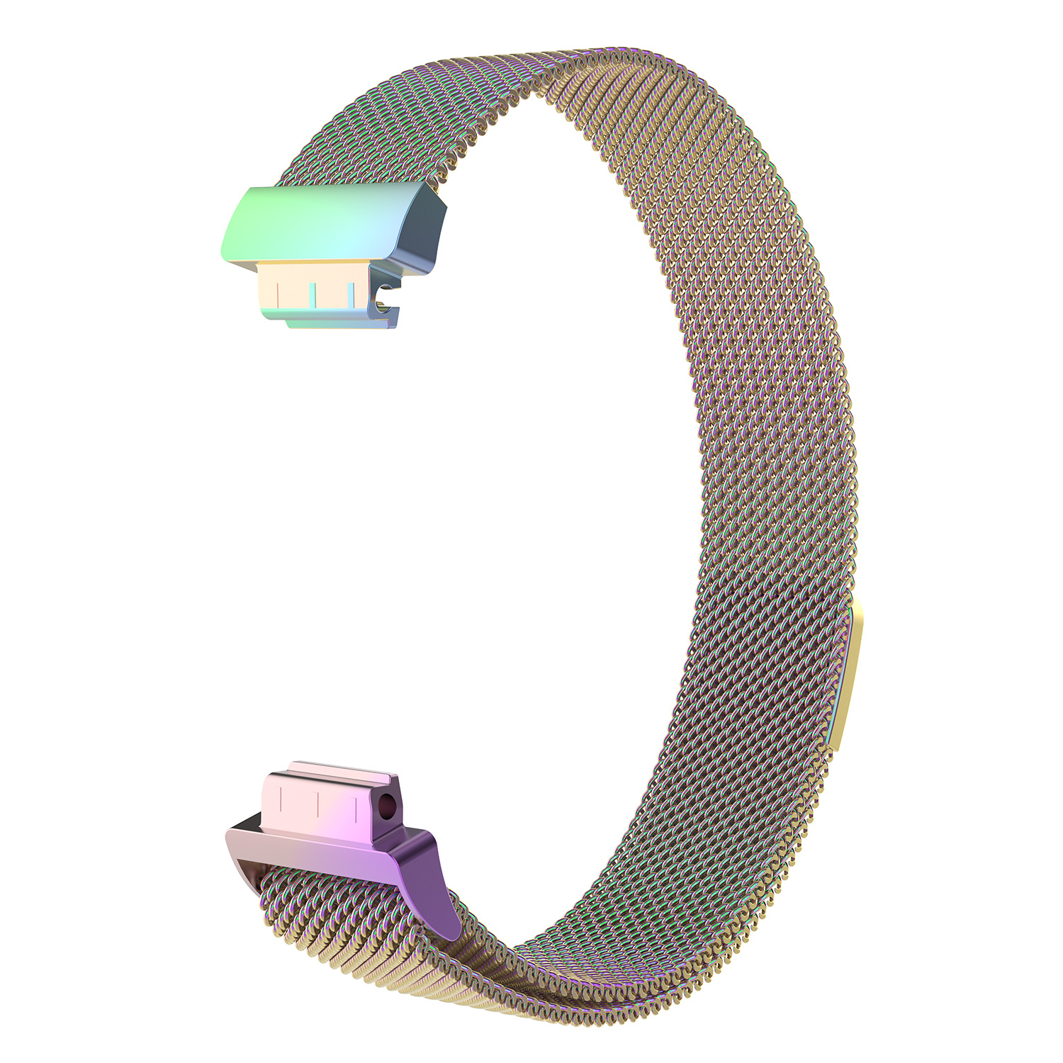 Cinturino loop in maglia milanese per Fitbit Inspire - colorata