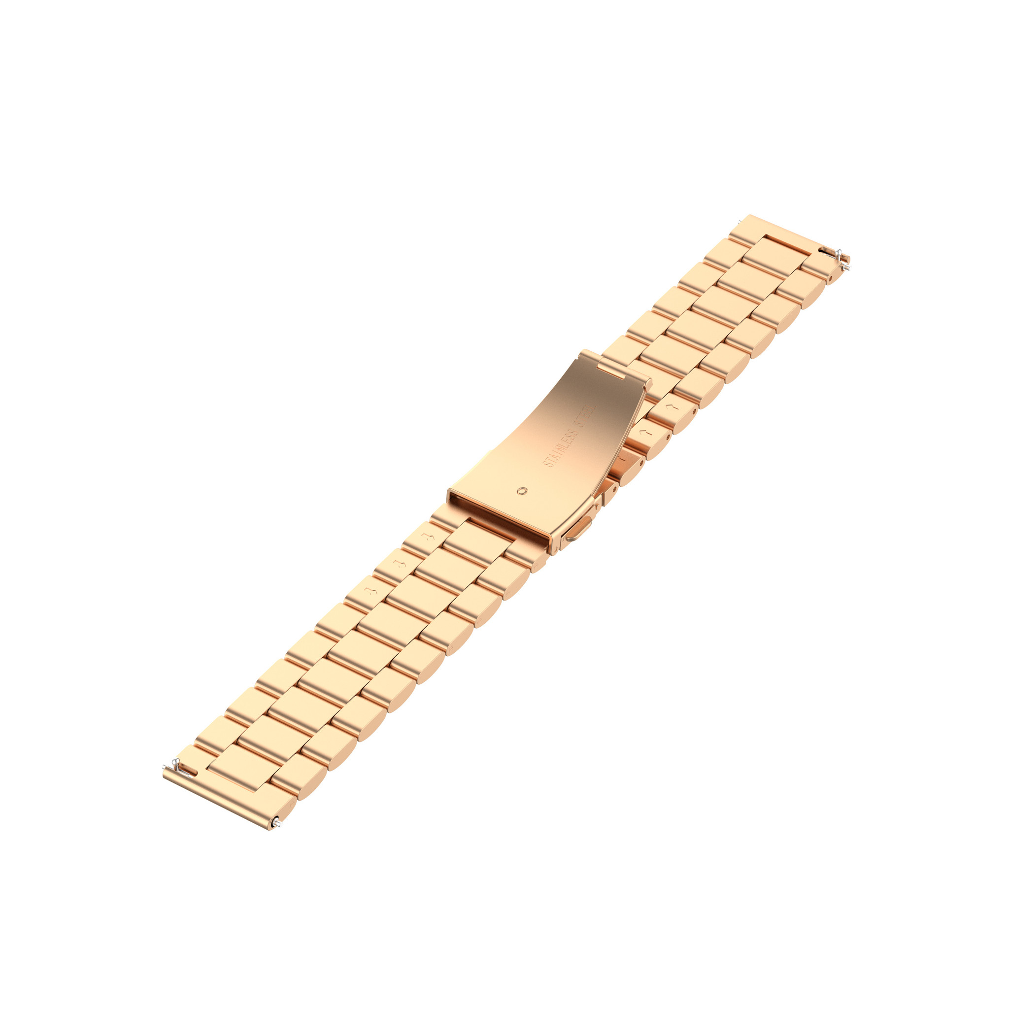 Cinturino a maglie in acciaio con perline per Garmin Vivoactive / Vivomove - oro rosa
