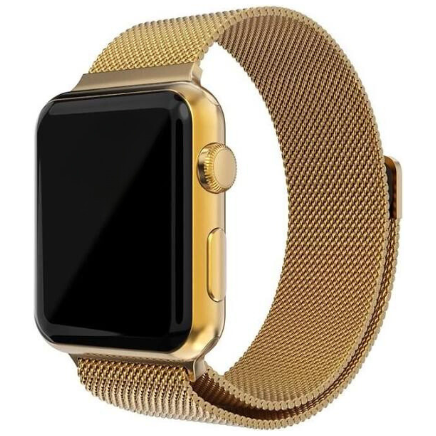 Cinturino loop in maglia milanese per Apple Watch - oro