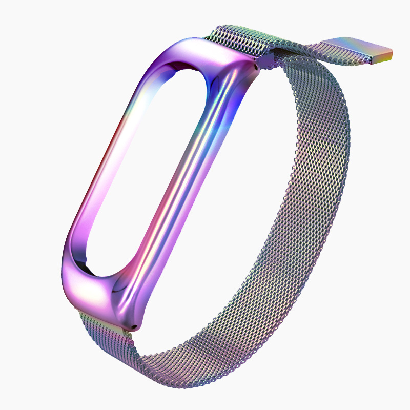 Cinturino loop in maglia milanese per Xiaomi Mi 3/4/5/6 - colorata