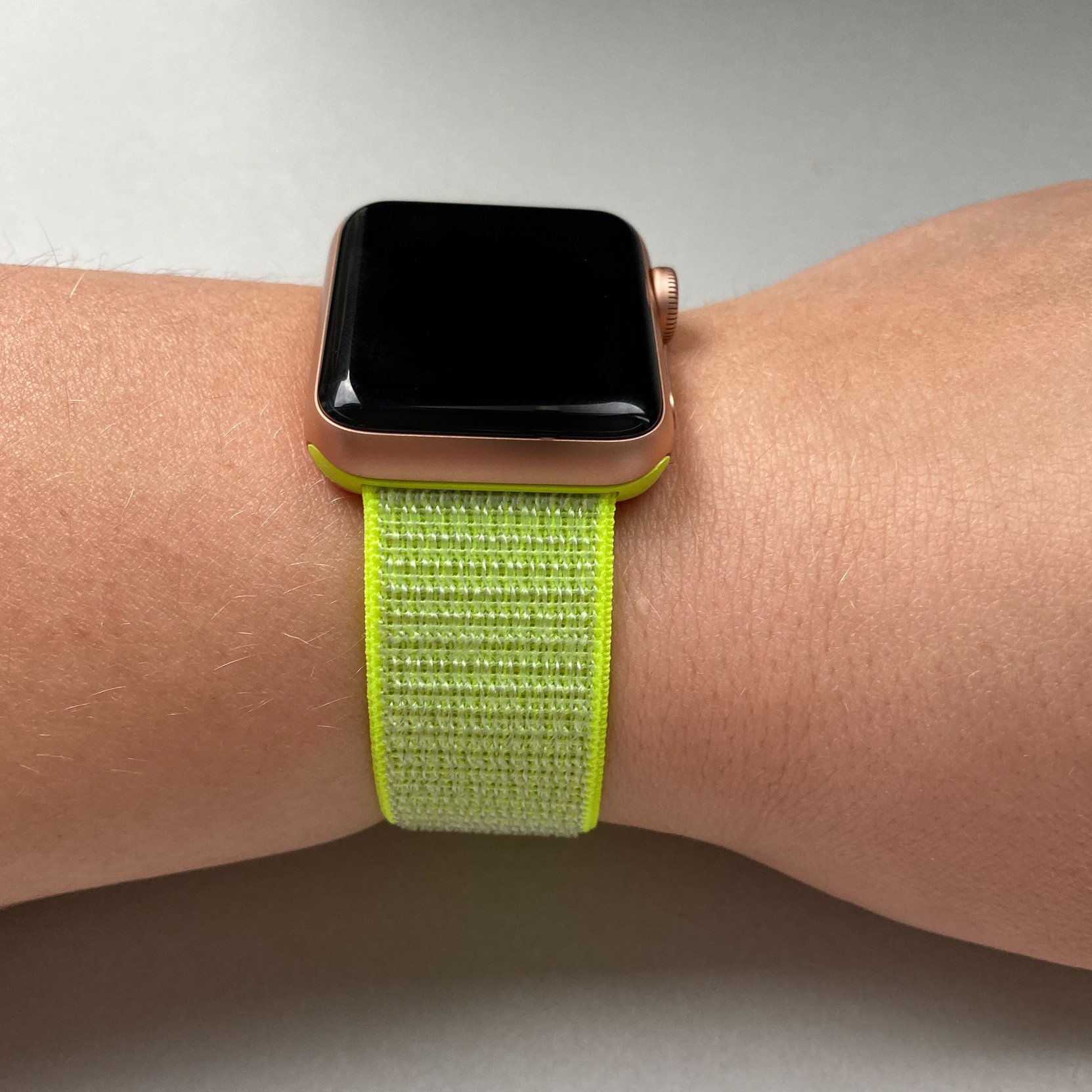 Cinturino nylon sport loop per Apple Watch - giallo
