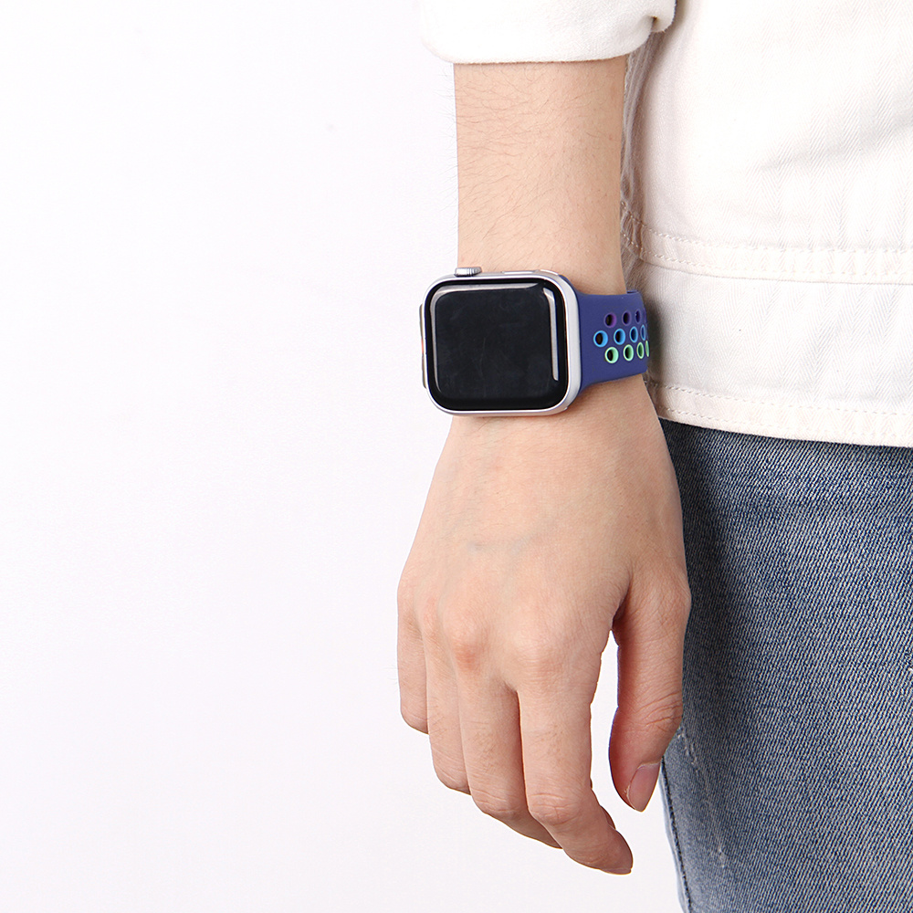 Cinturino doppio sport per Apple Watch - viola colorato