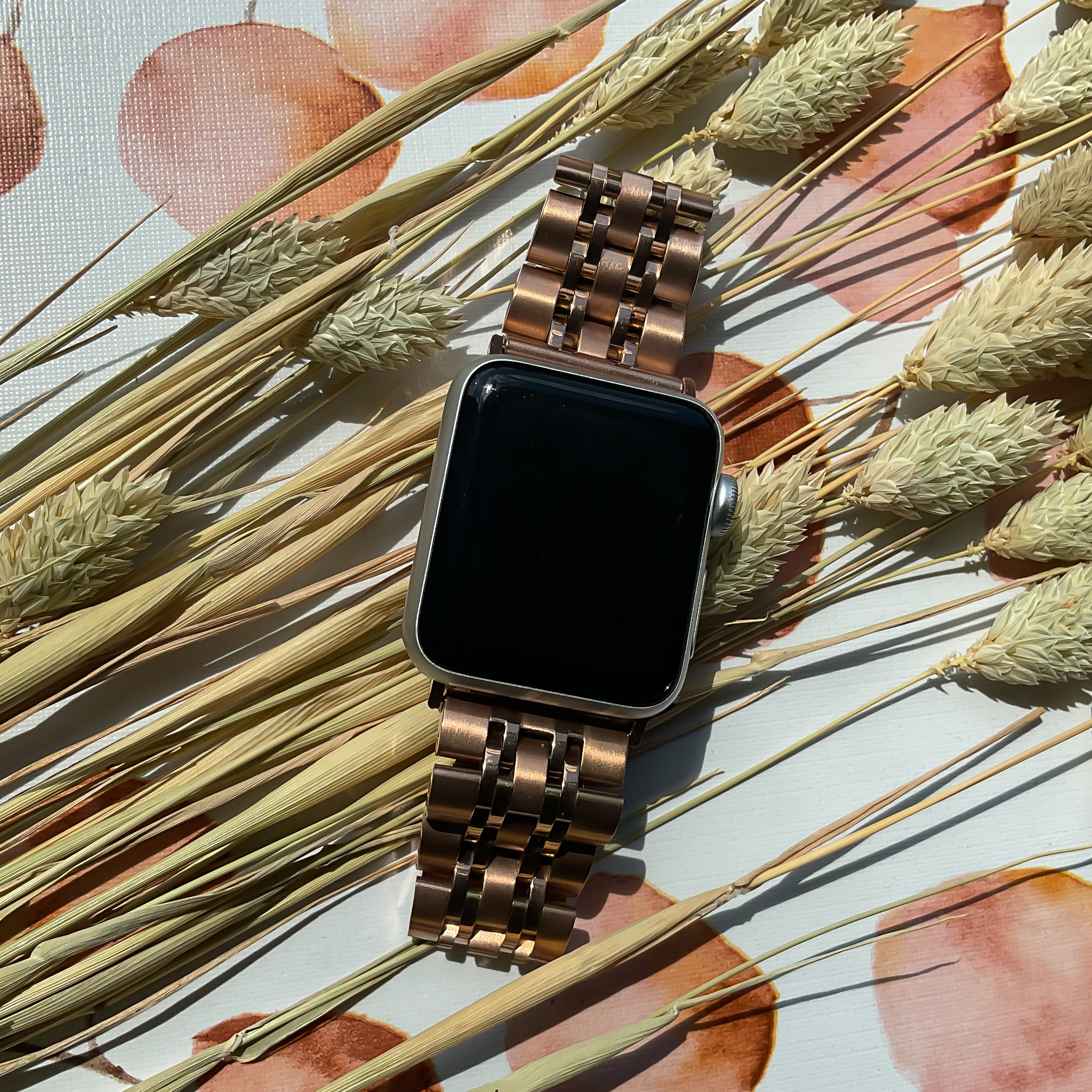 Cinturino a maglie in acciaio inossidabile per Apple Watch - oro rosa