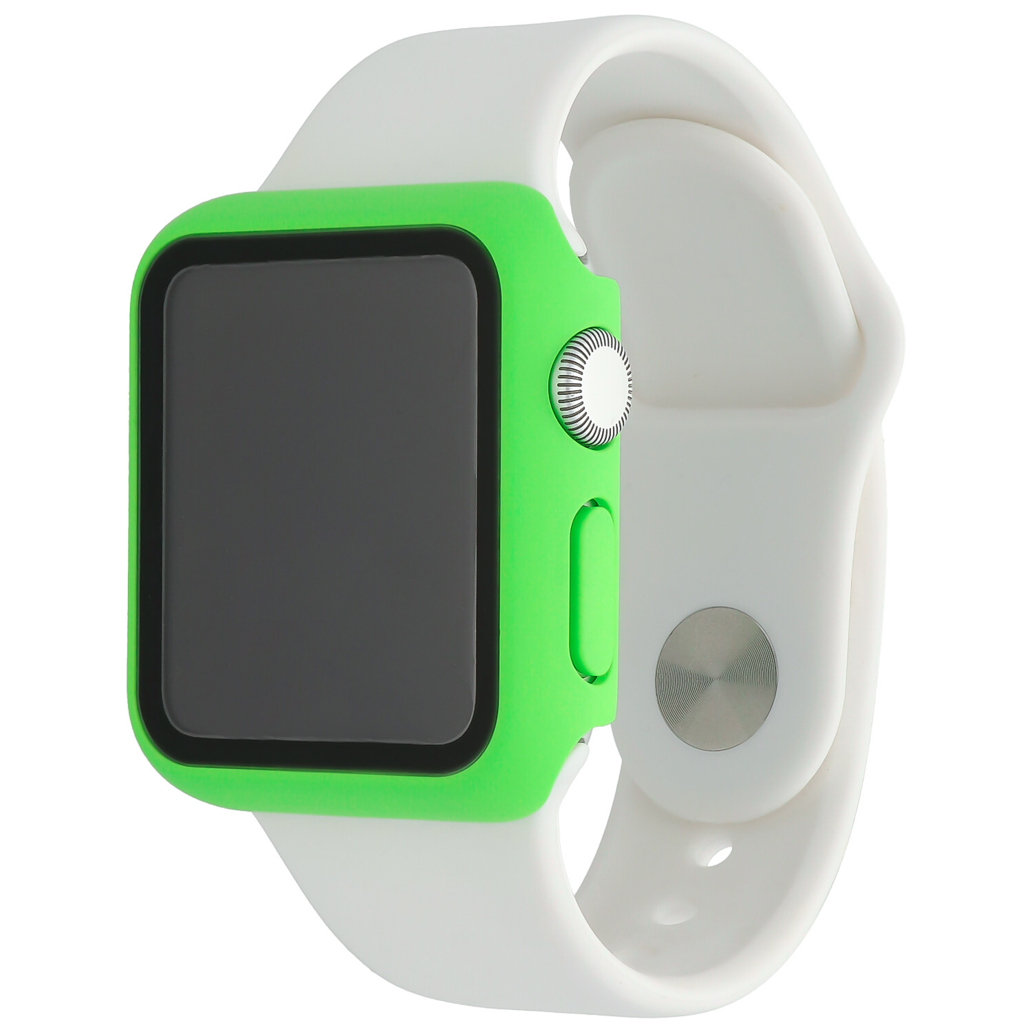 Custodia rigida per Apple Watch - verde fluorescente