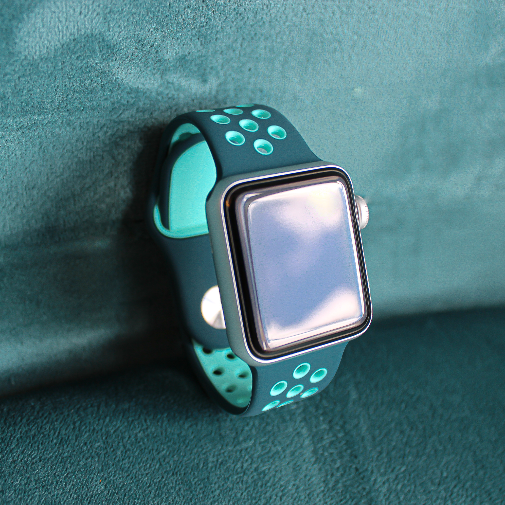 Cinturino doppio sport per Apple Watch - verde turchese