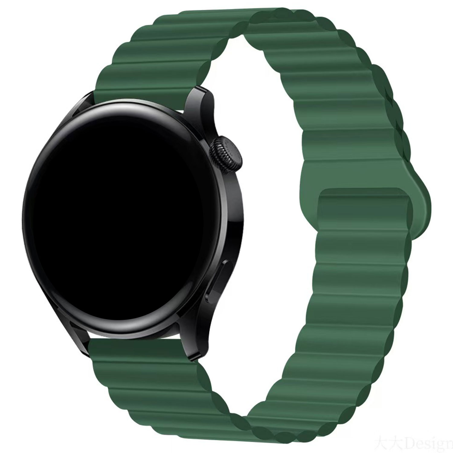 Cinturino magnetica in silicone per Samsung Galaxy Watch 4 - verde