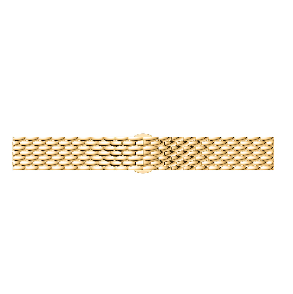 Cinturino a maglie in acciaio con drago per Huawei GT - oro
