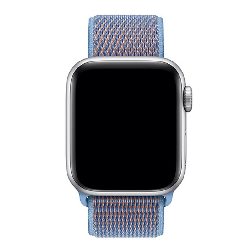 Cinturino nylon sport loop per Apple Watch - ceruleo