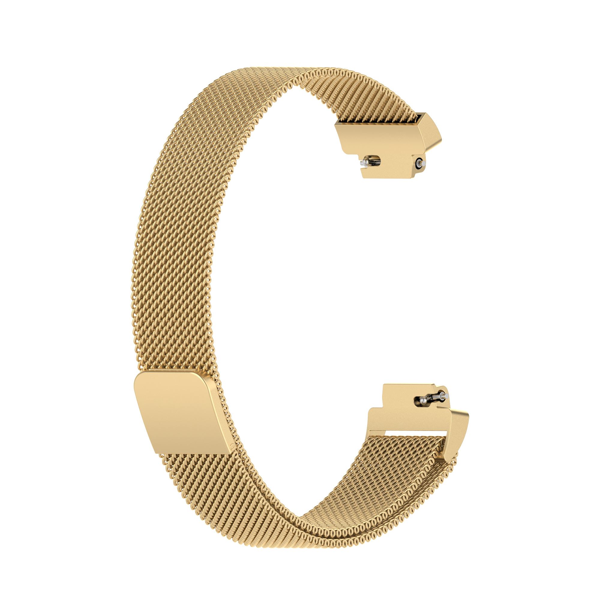 Cinturino loop in maglia milanese per Fitbit Inspire 2 - oro