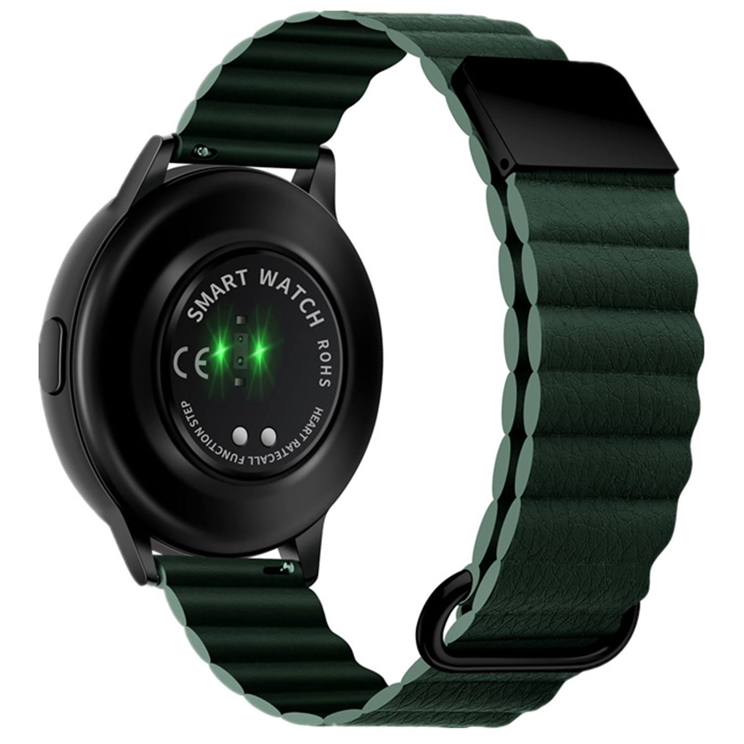 Cinturino magnetico in pelle per Samsung Galaxy Watch Ultra - verde