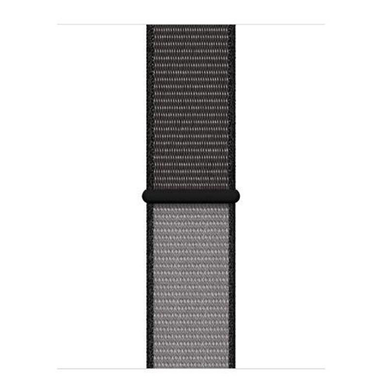 Cinturino nylon sport loop per Apple Watch - grigio ancora