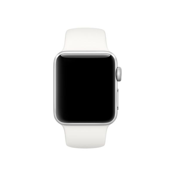 Cinturino sport per Apple Watch - bianco morbido