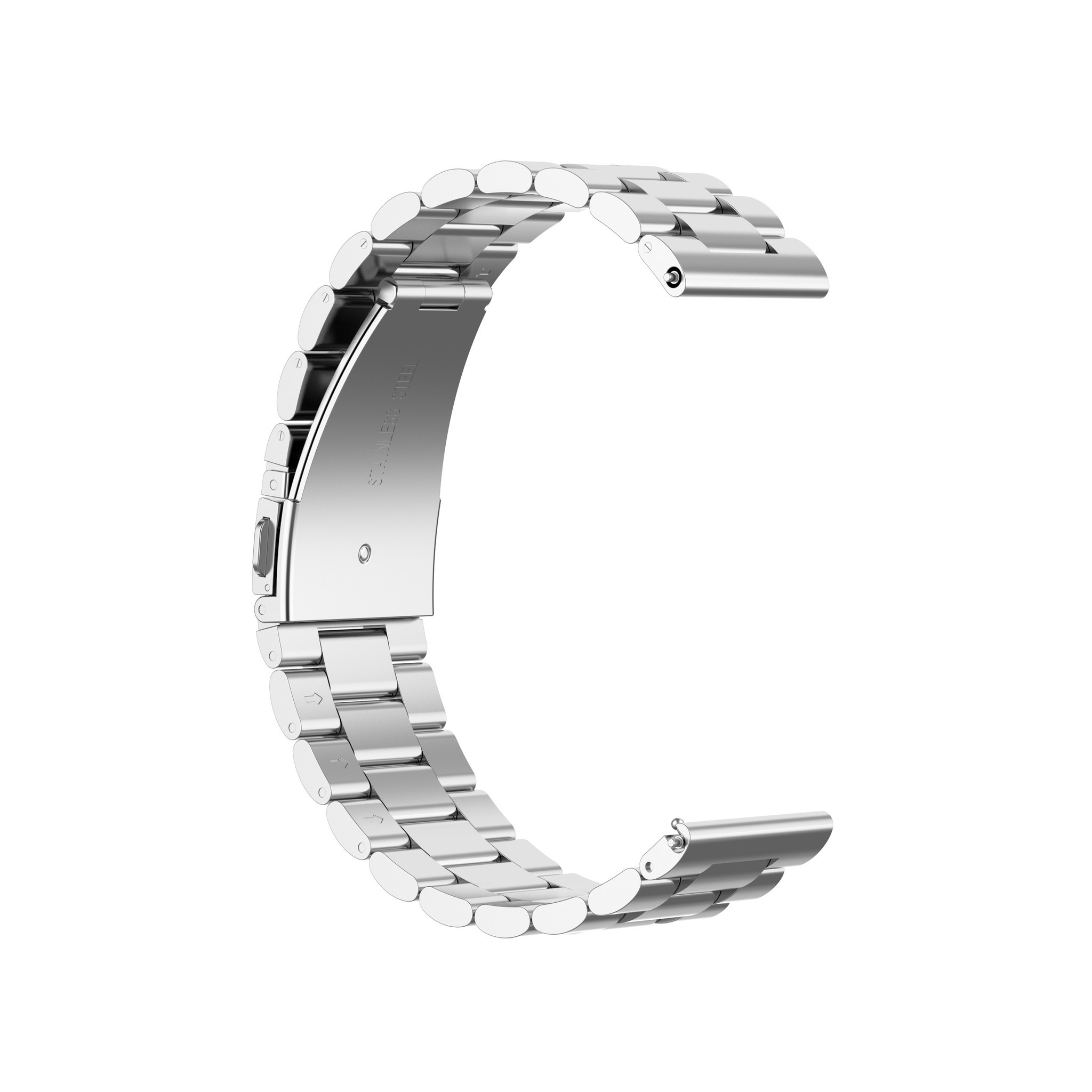 Cinturino a maglie in acciaio con perline per Huawei Watch GT - argento