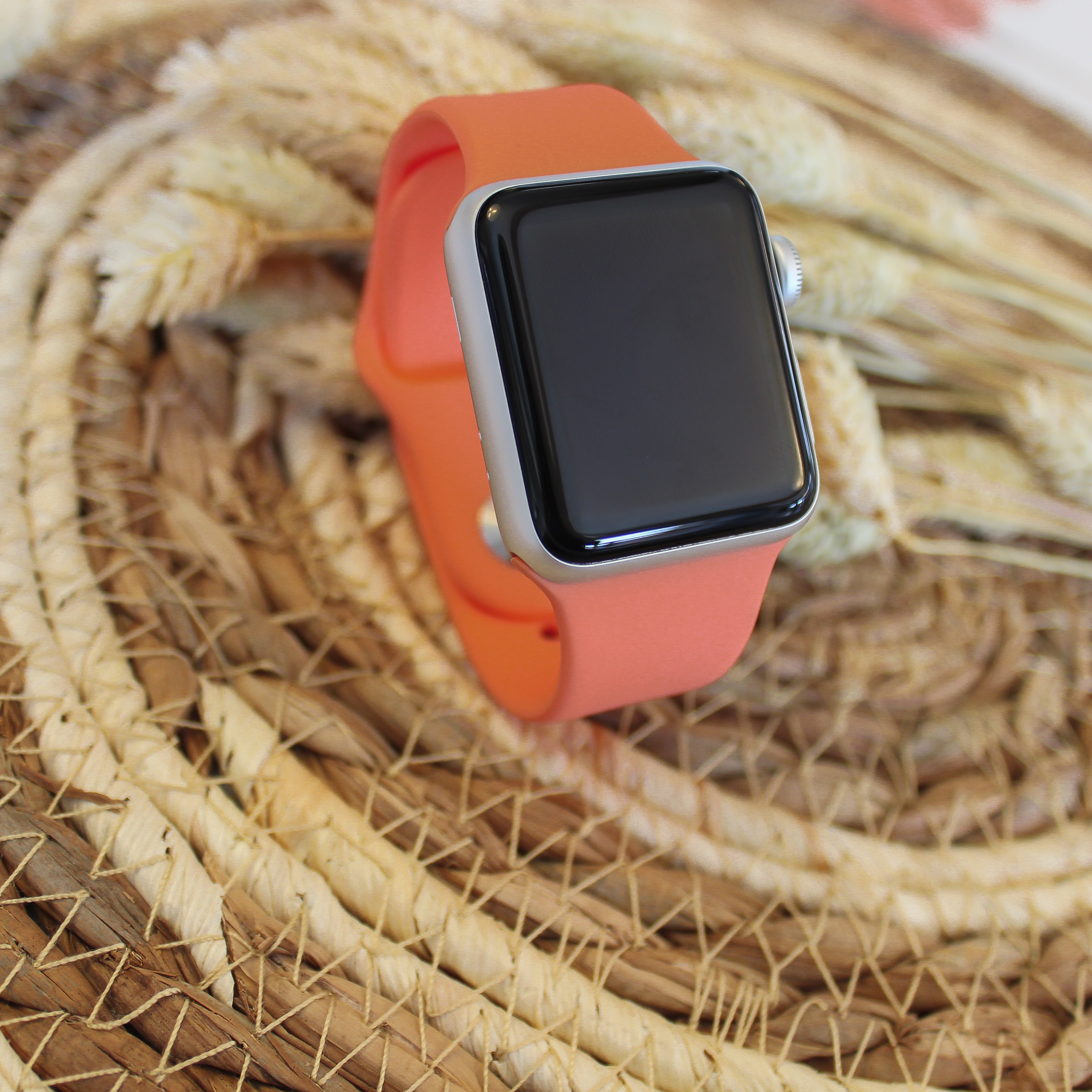 Cinturino sport per Apple Watch - arancione rosa