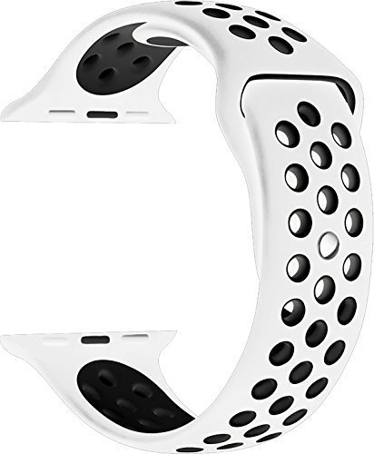 Cinturino doppio sport per Apple Watch - bianco nero