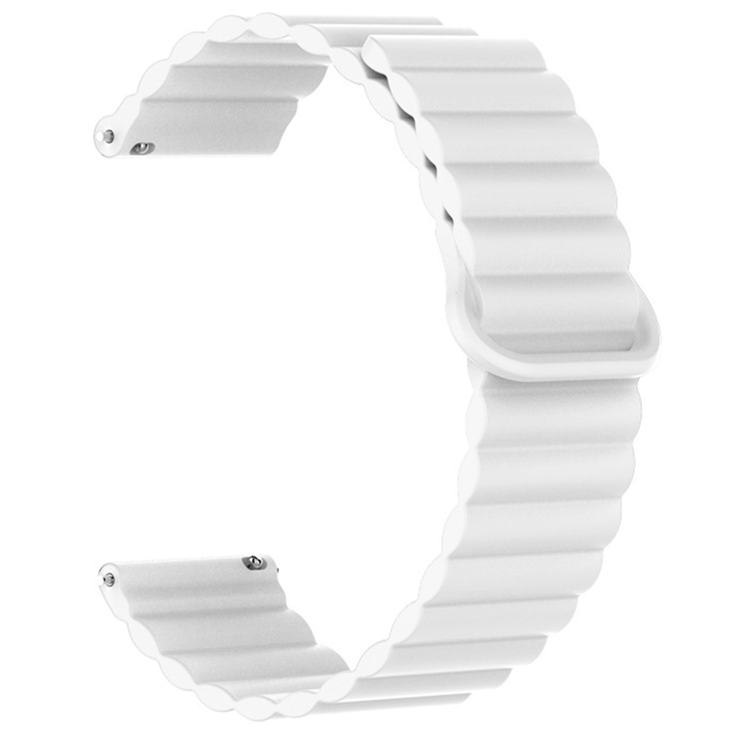 Cinturino magnetica in silicone per Samsung Galaxy Watch 4 Classic - bianco