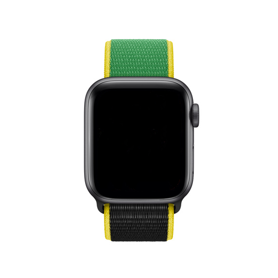 Cinturino nylon sport loop per Apple Watch - Giamaica