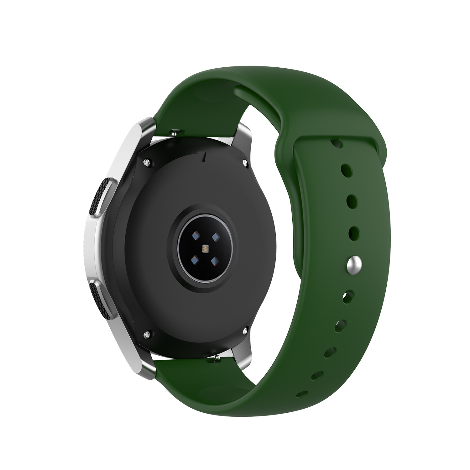 Cinturino sport in silicone per Huawei Watch GT - verde militare