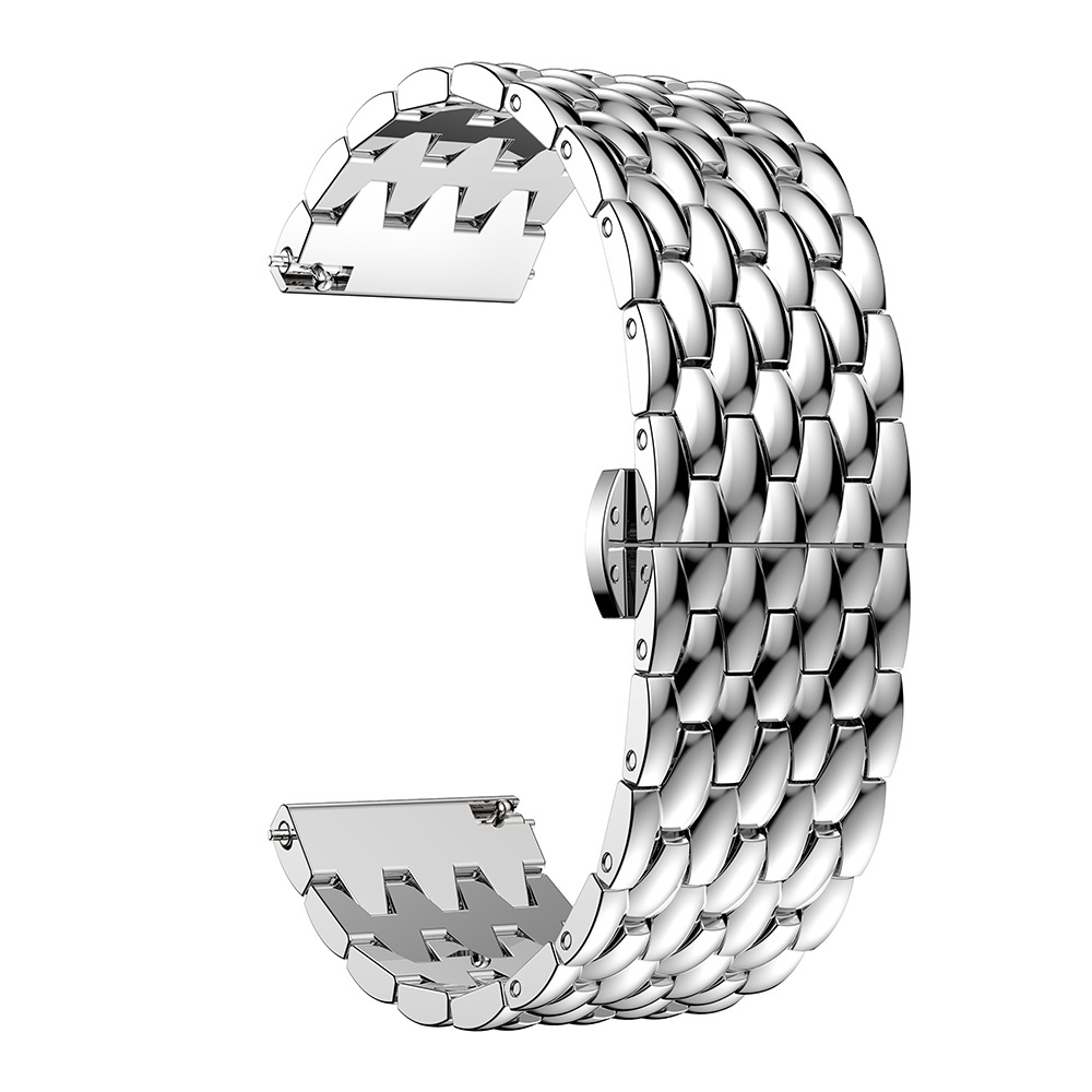 Cinturino a maglie in acciaio con drago per Huawei GT - argento