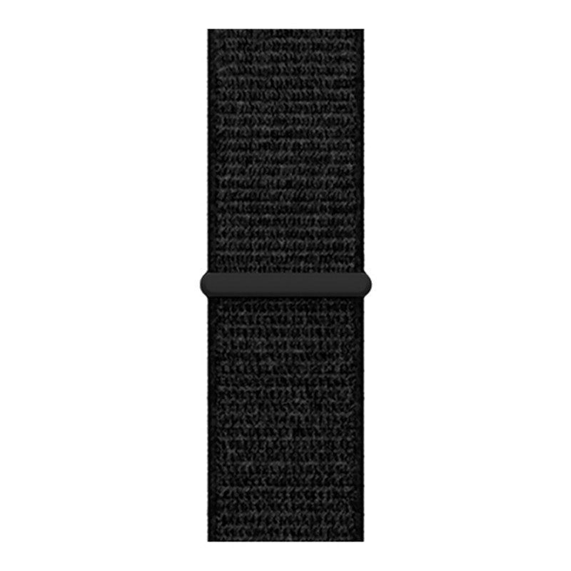 Cinturino nylon sport loop per Apple Watch - nero scuro