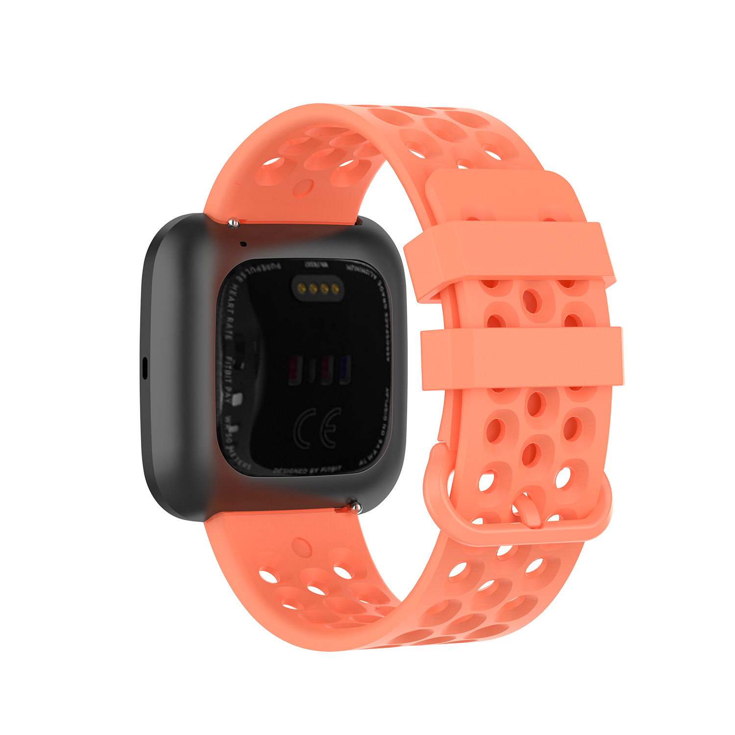 Cinturino sport point per Fitbit Versa - arancione