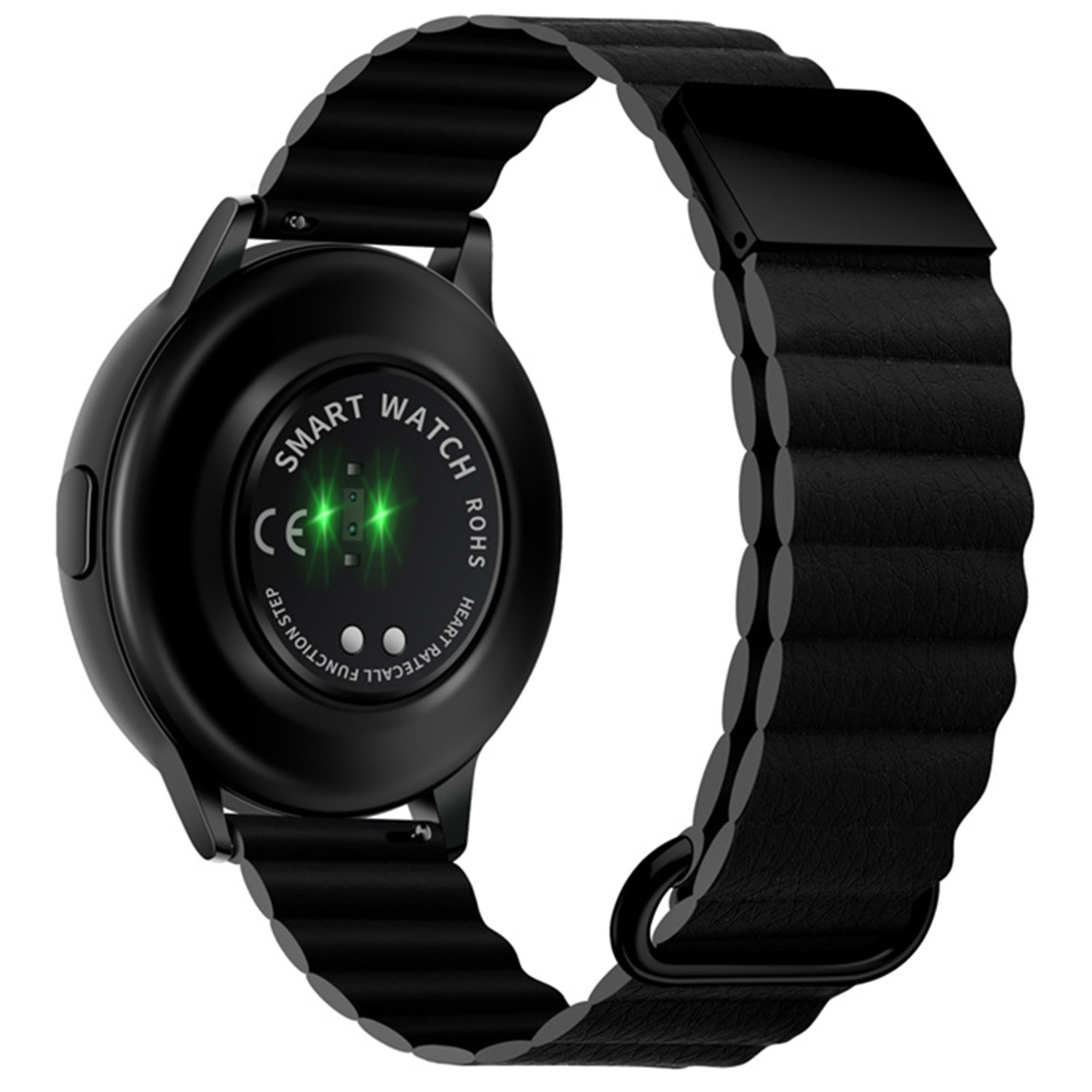 Cinturino magnetico in pelle per Samsung Galaxy Watch 4 - nero