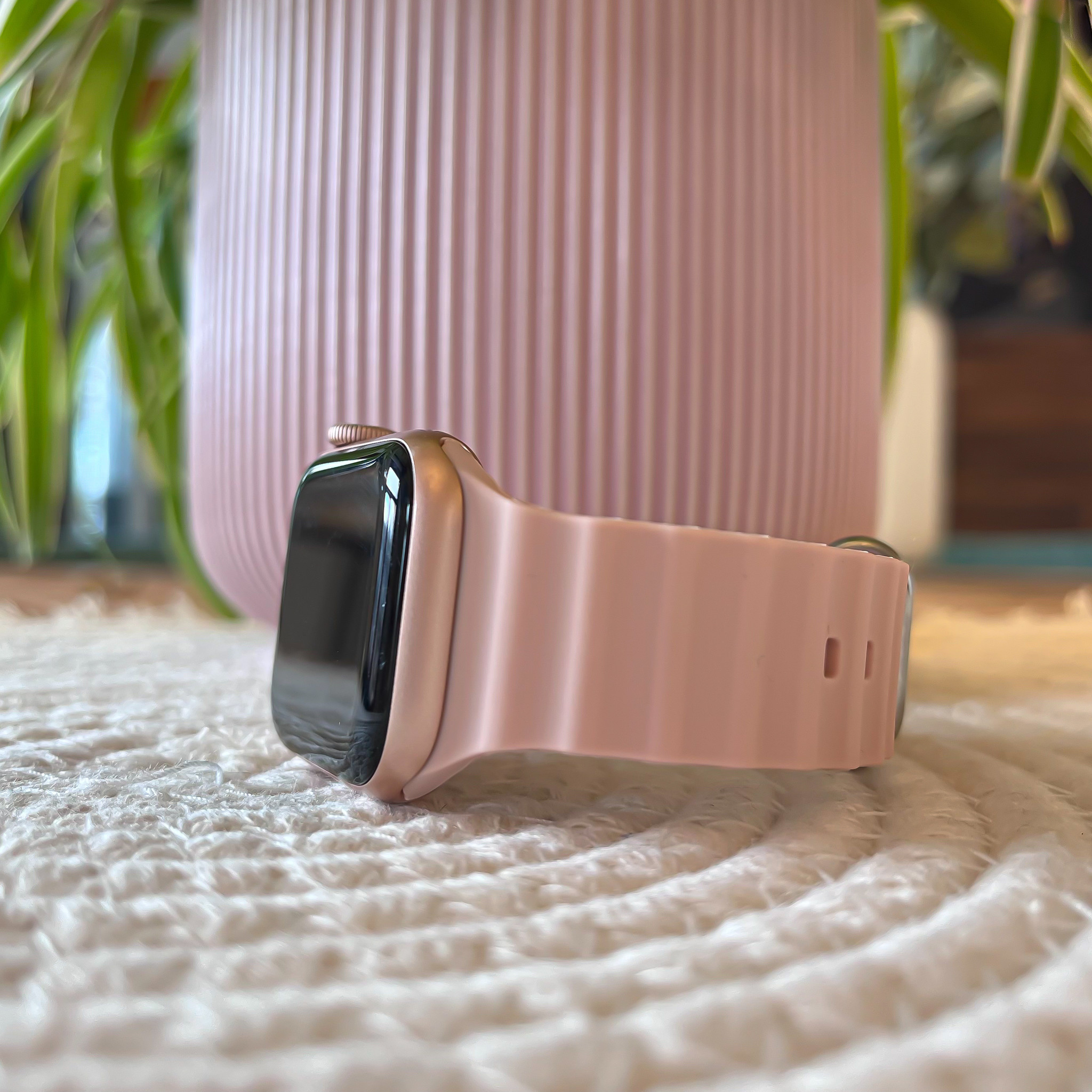Cinturino Ocean sport per Apple Watch - sabbia rosa