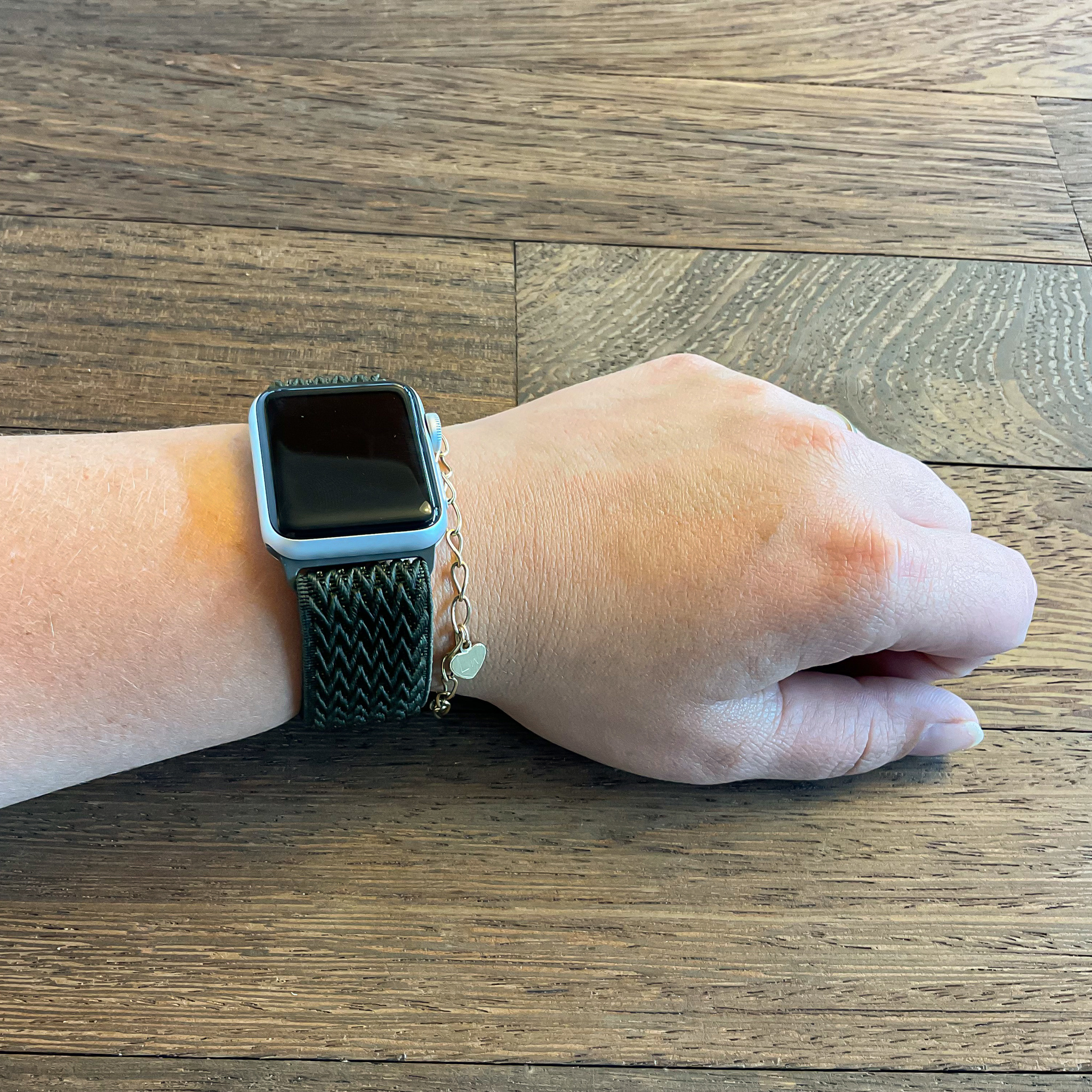 Cinturino solista in nylon per Apple Watch - verde militare