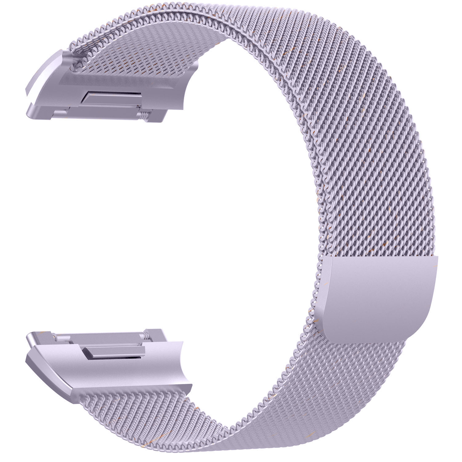 Cinturino loop in maglia milanese per Fitbit Ionic - lavanda
