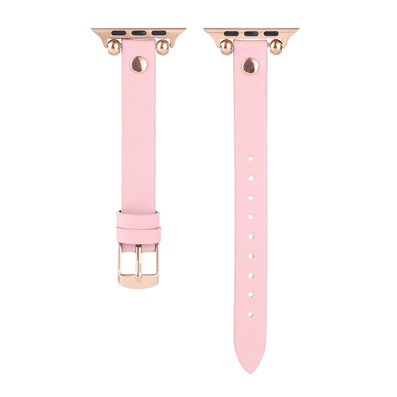Cinturino smart in pelle per Apple Watch - rosa